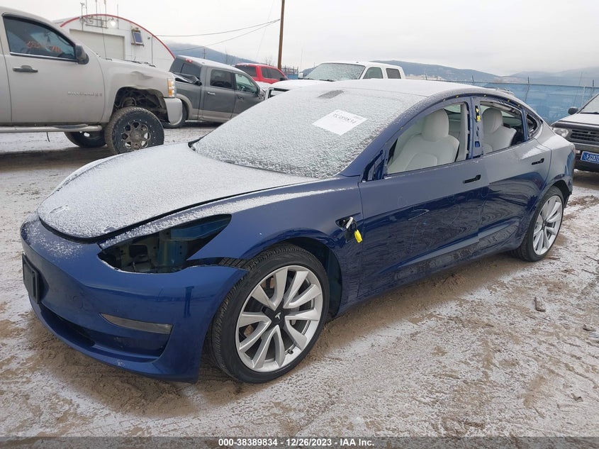 VIN 5YJ3E1EB9KF392138 2019 TESLA MODEL 3