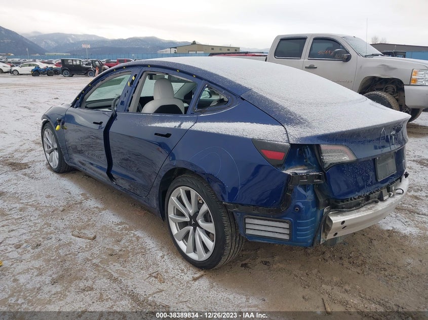VIN 5YJ3E1EB9KF392138 2019 TESLA MODEL 3