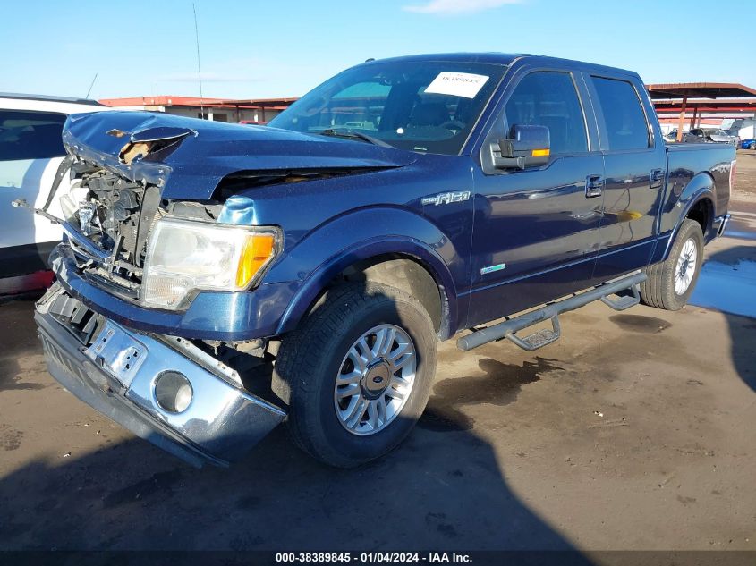 2014 FORD F-150 LARIAT - 1FTFW1ET7EKE23395