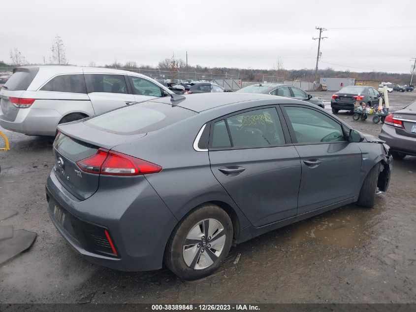 2019 HYUNDAI IONIQ HYBRID BLUE - KMHC65LC4KU165796