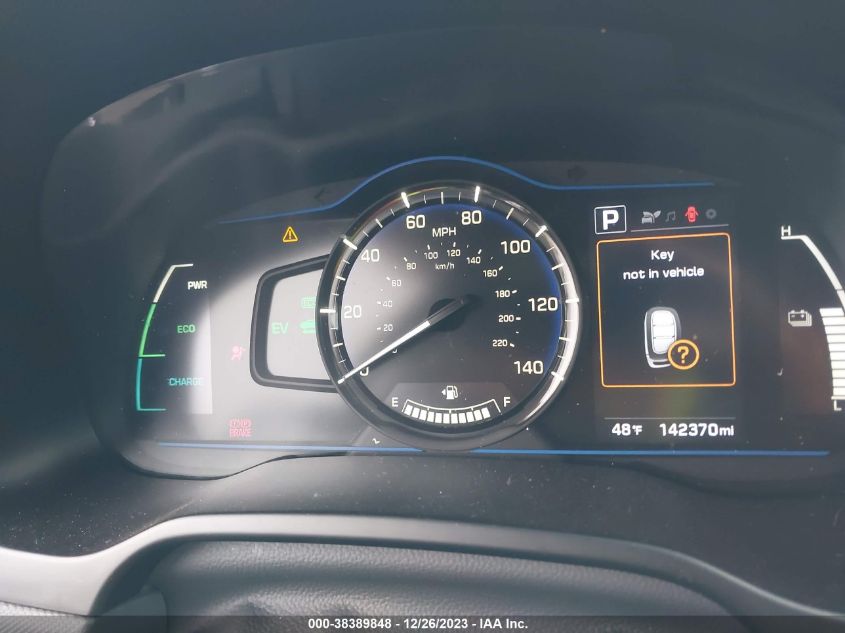 2019 HYUNDAI IONIQ HYBRID BLUE - KMHC65LC4KU165796