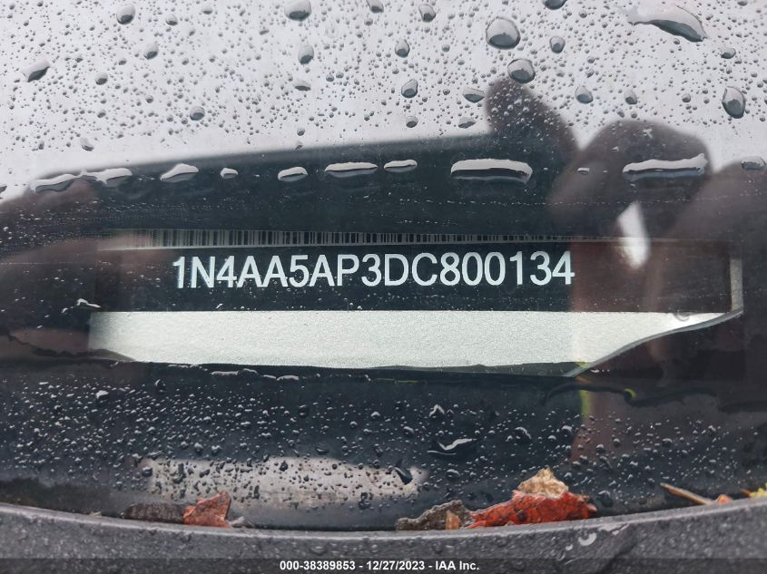2013 NISSAN MAXIMA S/SV - 1N4AA5AP3DC800134