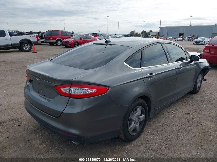 2014 FORD FUSION S - 3FA6P0G77ER328781