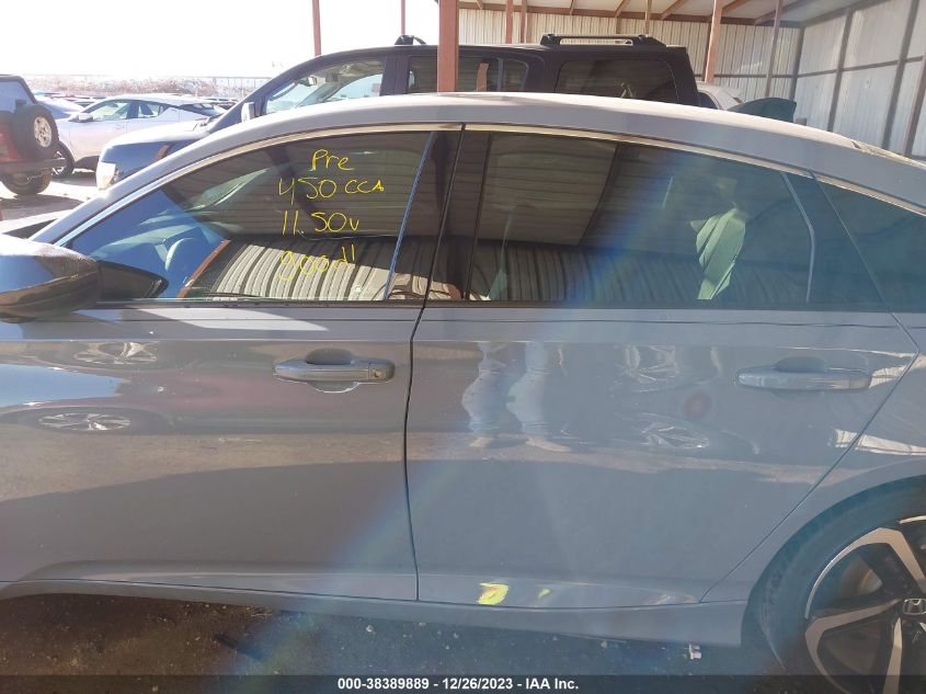 2022 HONDA ACCORD SPORT - 1HGCV1F39NA104236