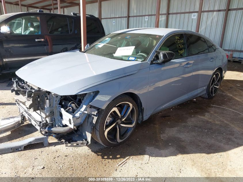 2022 HONDA ACCORD SPORT - 1HGCV1F39NA104236