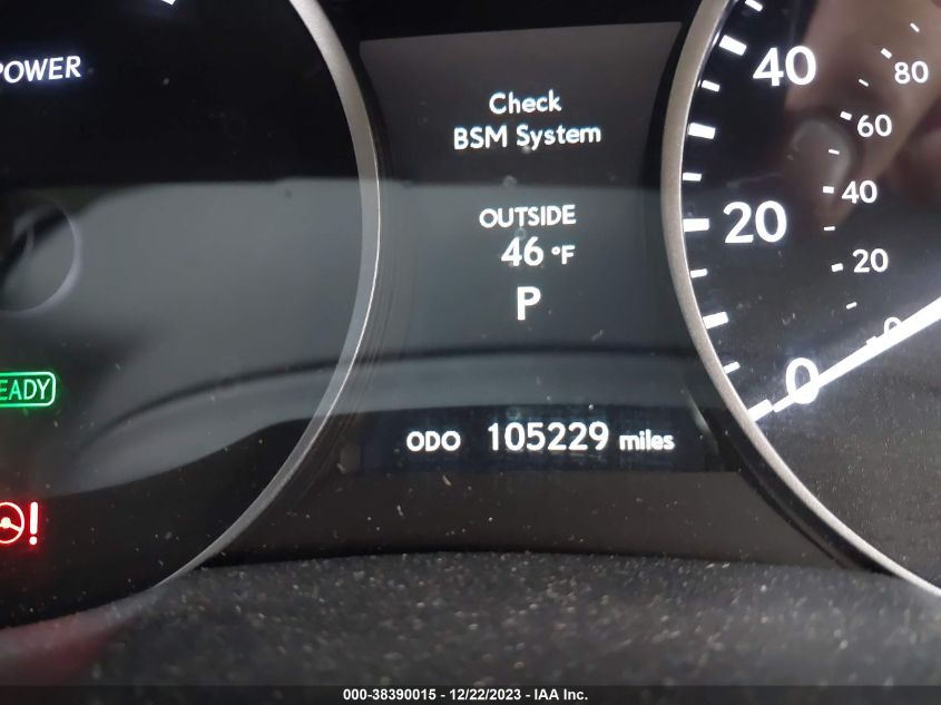 2013 LEXUS ES 300H - JTHBW1GGXD2036402