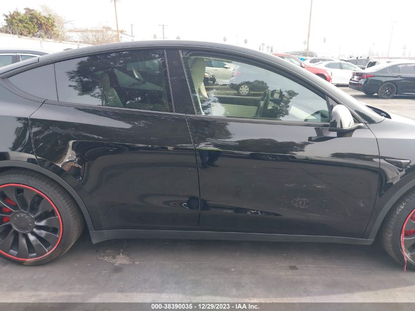 2022 TESLA MODEL Y PERFORMANCE DUAL MOTOR ALL-WHEEL DRIVE - 7SAYGDEF1NF487563