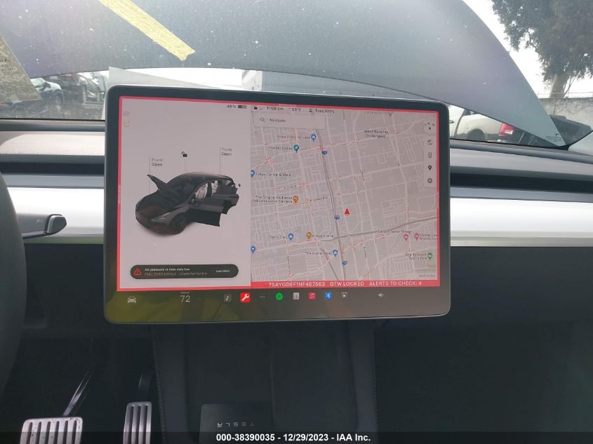 2022 TESLA MODEL Y PERFORMANCE DUAL MOTOR ALL-WHEEL DRIVE - 7SAYGDEF1NF487563