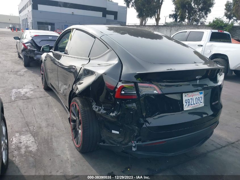 2022 TESLA MODEL Y PERFORMANCE DUAL MOTOR ALL-WHEEL DRIVE - 7SAYGDEF1NF487563