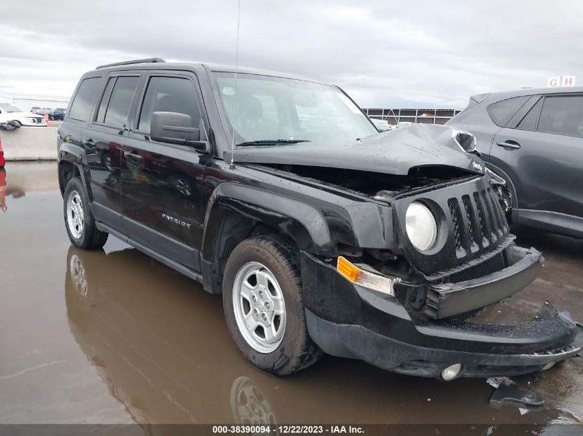 2016 JEEP PATRIOT - 1C4SJPBB2GD656228