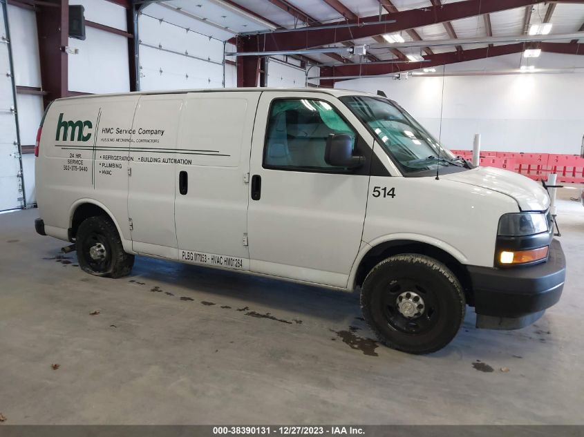 2020 CHEVROLET EXPRESS CARGO RWD 2500 REGULAR WHEELBASE WT - 1GCWGAFP2L1273293