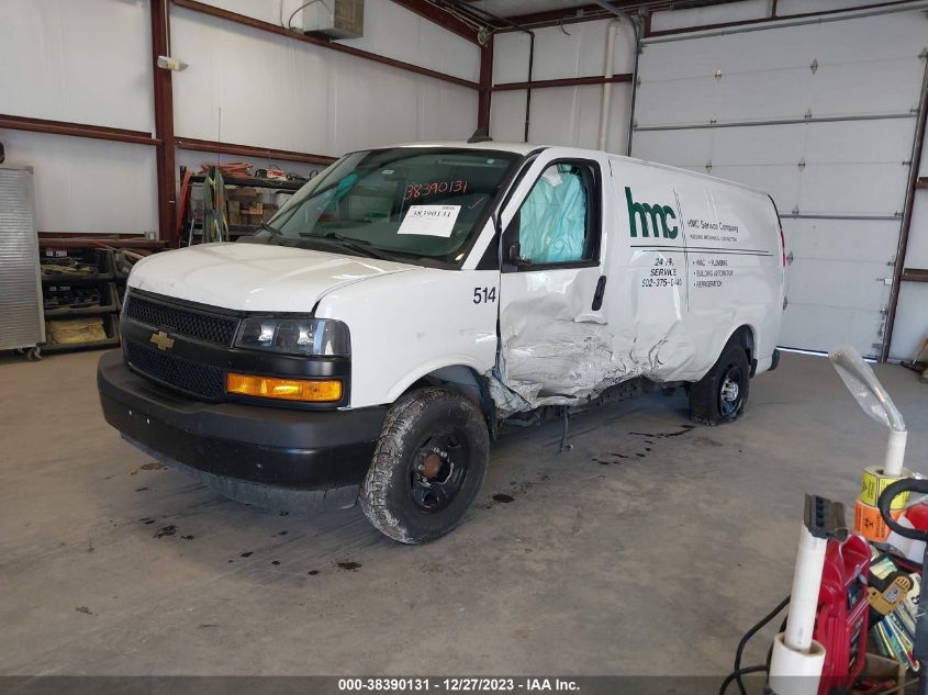 2020 CHEVROLET EXPRESS CARGO RWD 2500 REGULAR WHEELBASE WT - 1GCWGAFP2L1273293