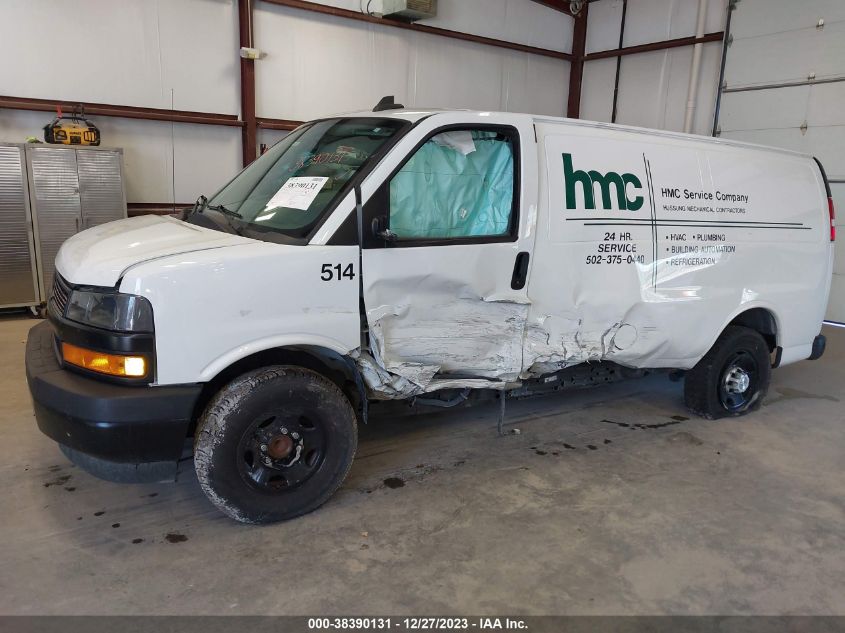 2020 CHEVROLET EXPRESS CARGO RWD 2500 REGULAR WHEELBASE WT - 1GCWGAFP2L1273293