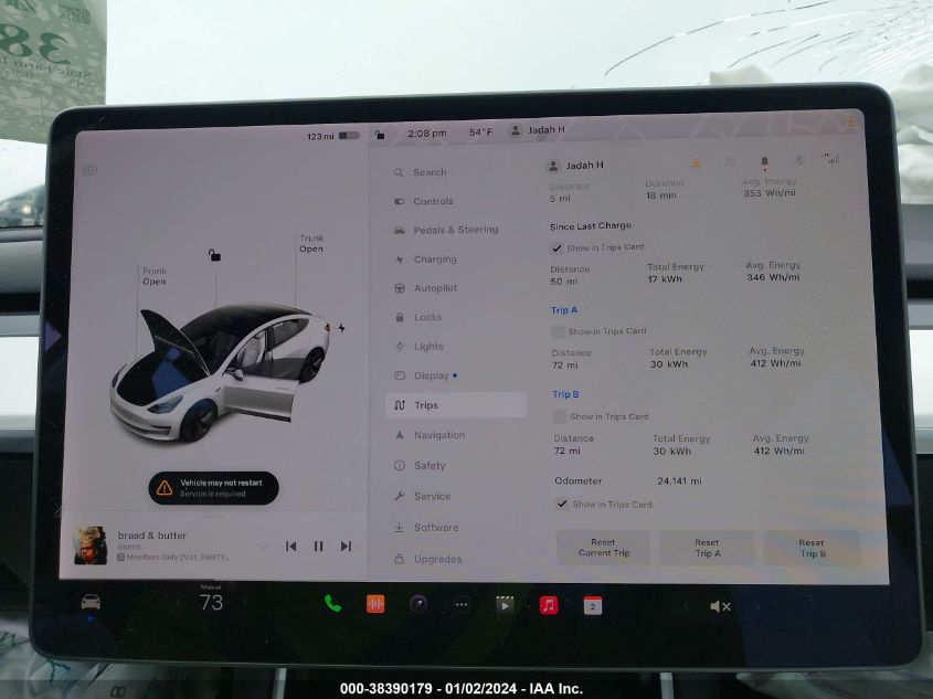 2019 TESLA MODEL 3 LONG RANGE - 5YJ3E1EB8HF513242