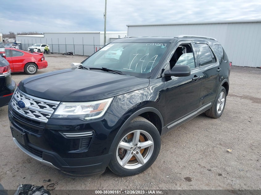 VIN 1FM5K7DH5JGC93097 2018 FORD EXPLORER XLT