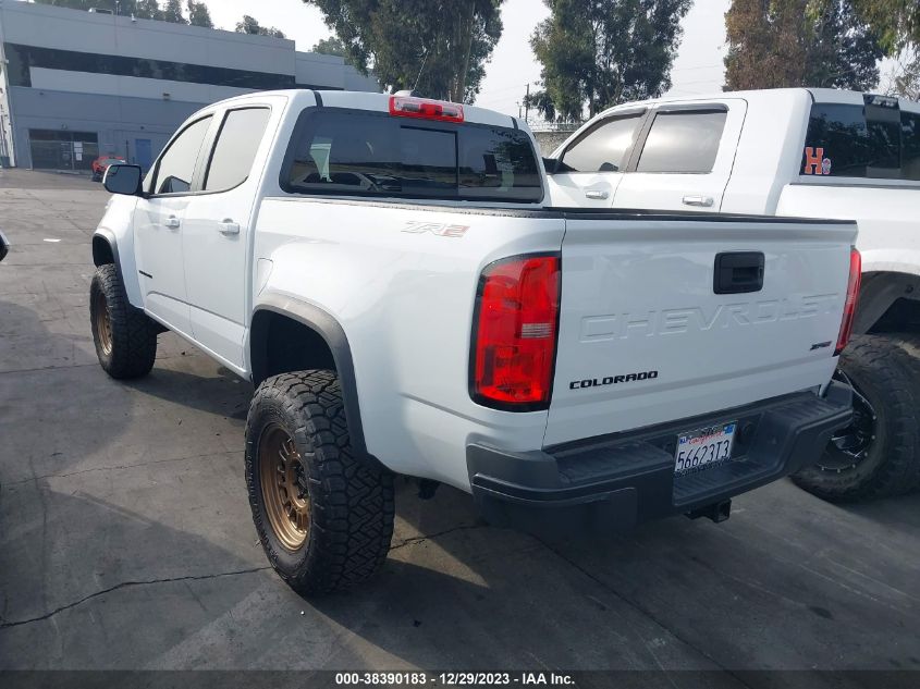 2022 CHEVROLET COLORADO 4WD  SHORT BOX ZR2 - 1GCGTEEN4N1188496