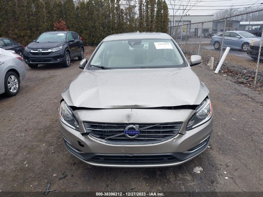 2015 VOLVO S60 T5 PREMIER - YV1612TK7F1345975