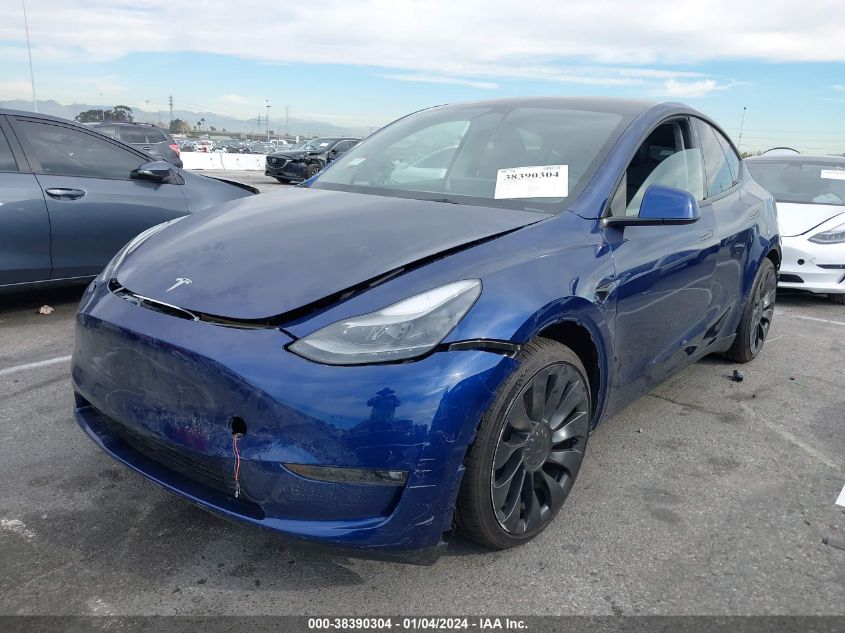 2023 TESLA MODEL Y - 7SAYGDEFXPF690079