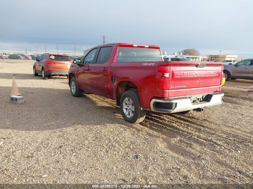 2022 CHEVROLET SILVERADO 1500 LTD 4WD  SHORT BED LT 3GCUYDED1NG146276