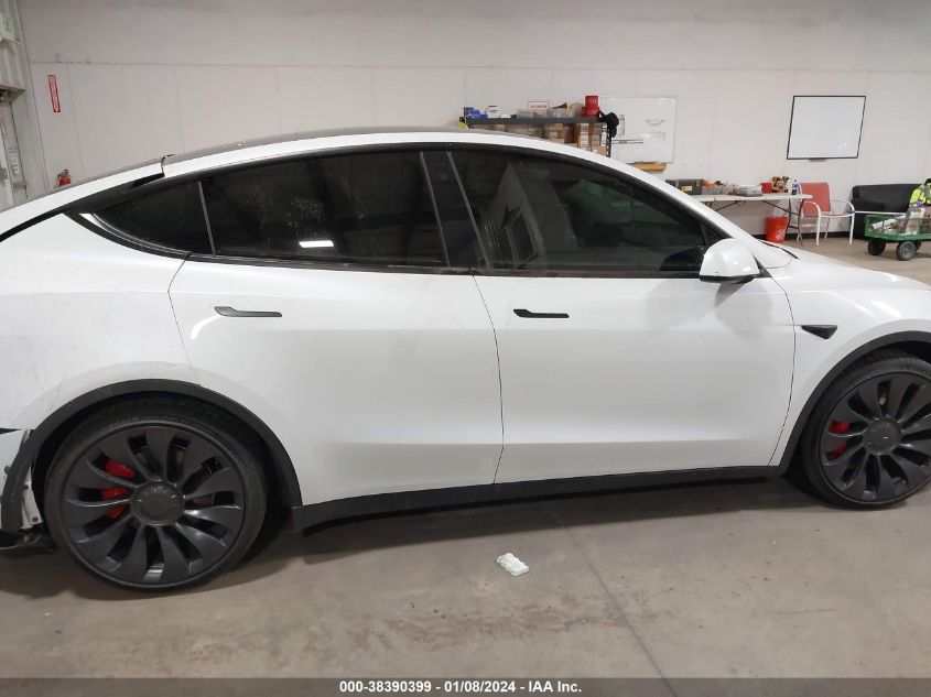 2022 TESLA MODEL Y PERFORMANCE DUAL MOTOR ALL-WHEEL DRIVE - 7SAYGDEFXNF506918