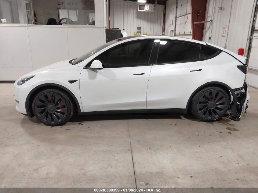 2022 TESLA MODEL Y PERFORMANCE DUAL MOTOR ALL-WHEEL DRIVE - 7SAYGDEFXNF506918