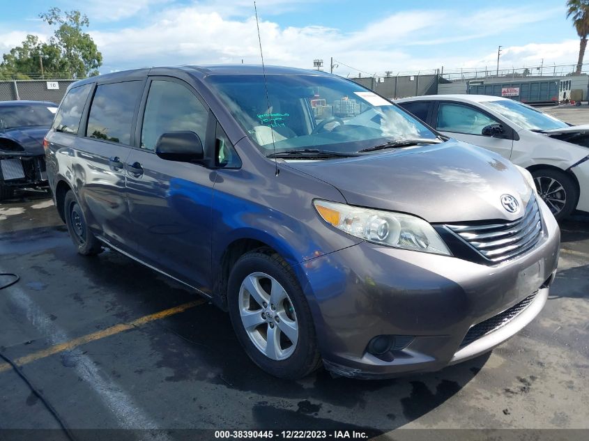 5TDZK3DC8DS282026 2013 TOYOTA SIENNA - Image 1