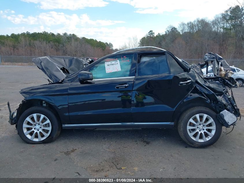 2015 MERCEDES-BENZ ML 250 BLUETEC 4MATIC - 4JGDA0EB3FA497276