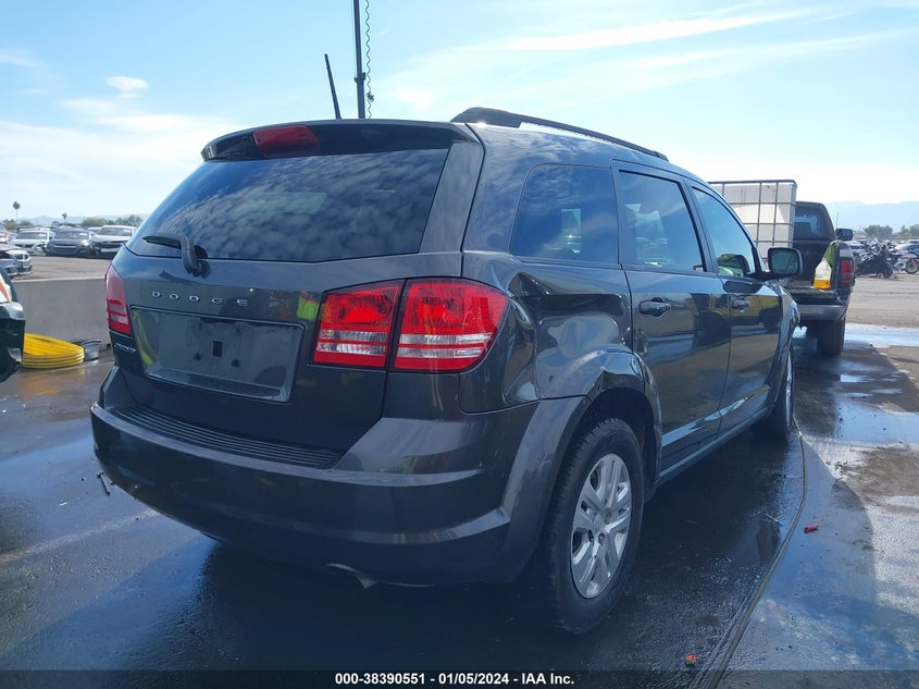 VIN 3C4PDCAB0KT865478 2019 DODGE JOURNEY SE VALUE PACKAGE