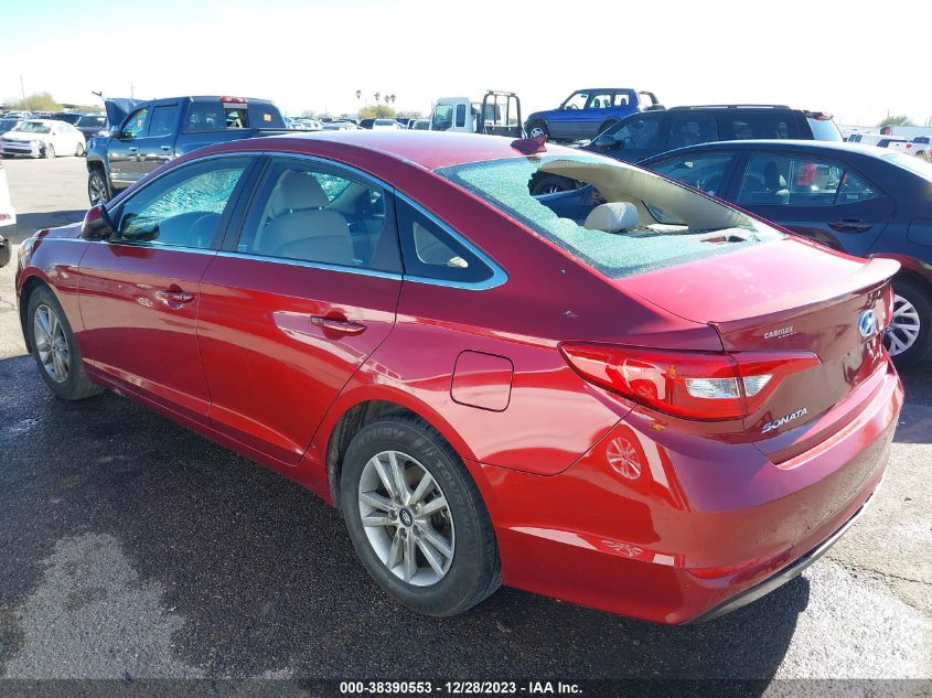 2016 HYUNDAI SONATA SE - 5NPE24AF0GH279523