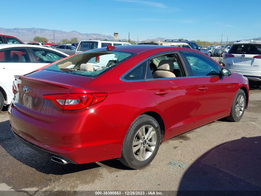 2016 HYUNDAI SONATA SE - 5NPE24AF0GH279523