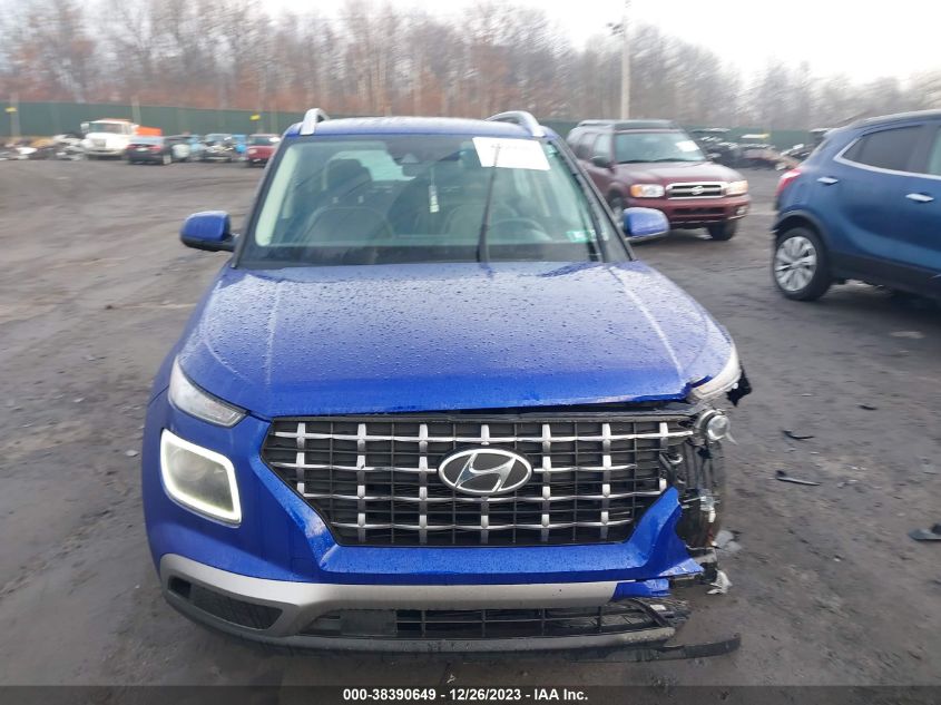 2022 HYUNDAI VENUE LIMITED - KMHRC8A36NU187066