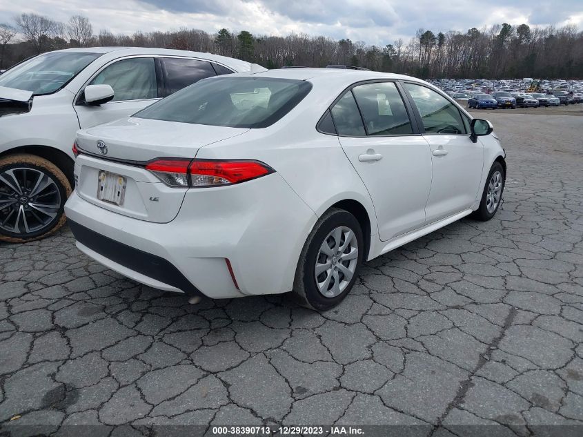 2022 TOYOTA COROLLA LE - JTDEPMAE7NJ194370