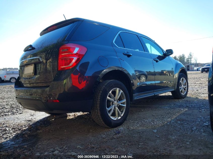 2017 CHEVROLET EQUINOX LS - 2GNFLEEK4H6333966