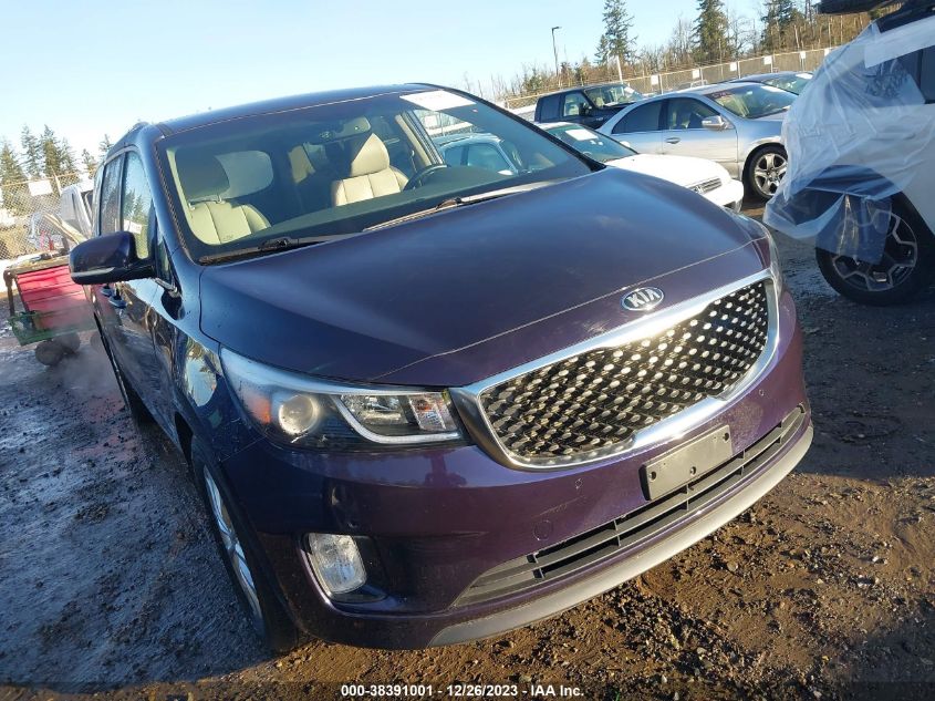 2018 KIA SEDONA EX - KNDMC5C1XJ6372020