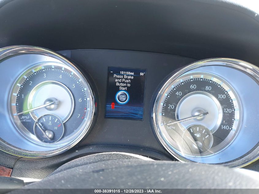 2013 CHRYSLER 300 - 2C3CCAAG0DH551296