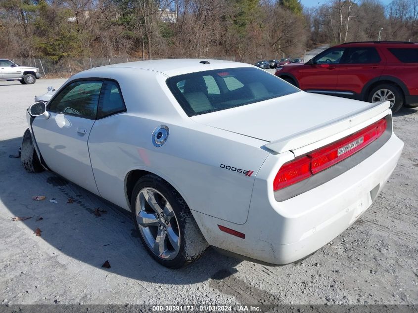 2013 DODGE CHALLENGER SXT - 2C3CDYAG2DH520010