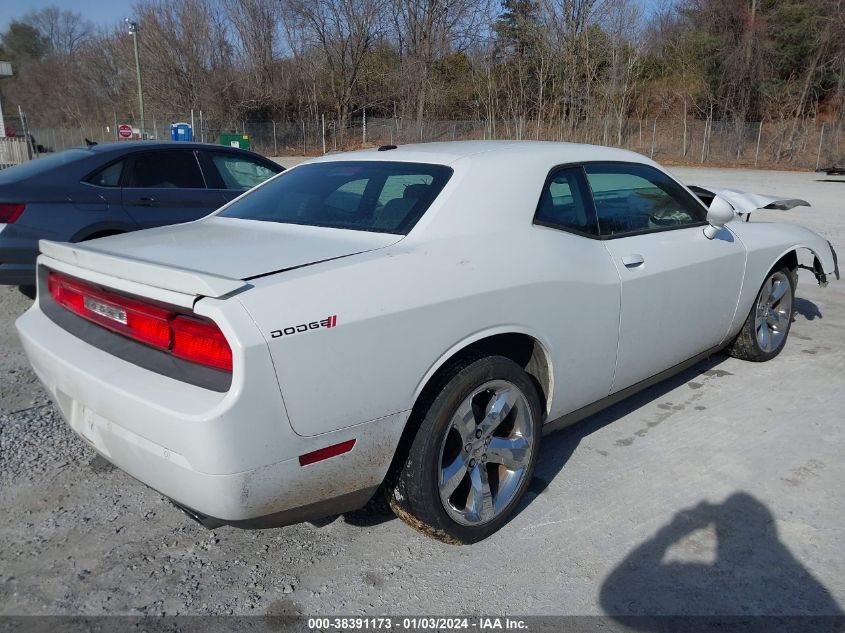 2013 DODGE CHALLENGER SXT - 2C3CDYAG2DH520010