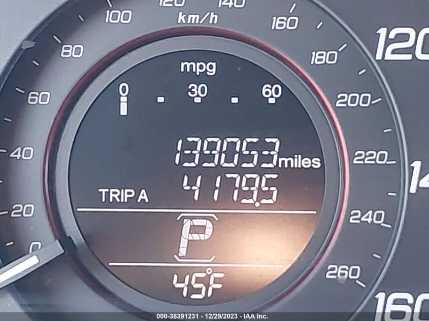 2013 HONDA ACCORD EX-L V-6 - 1HGCT2B85DA012195