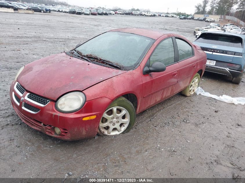 1B3ES56C43D167104 | 2003 DODGE NEON