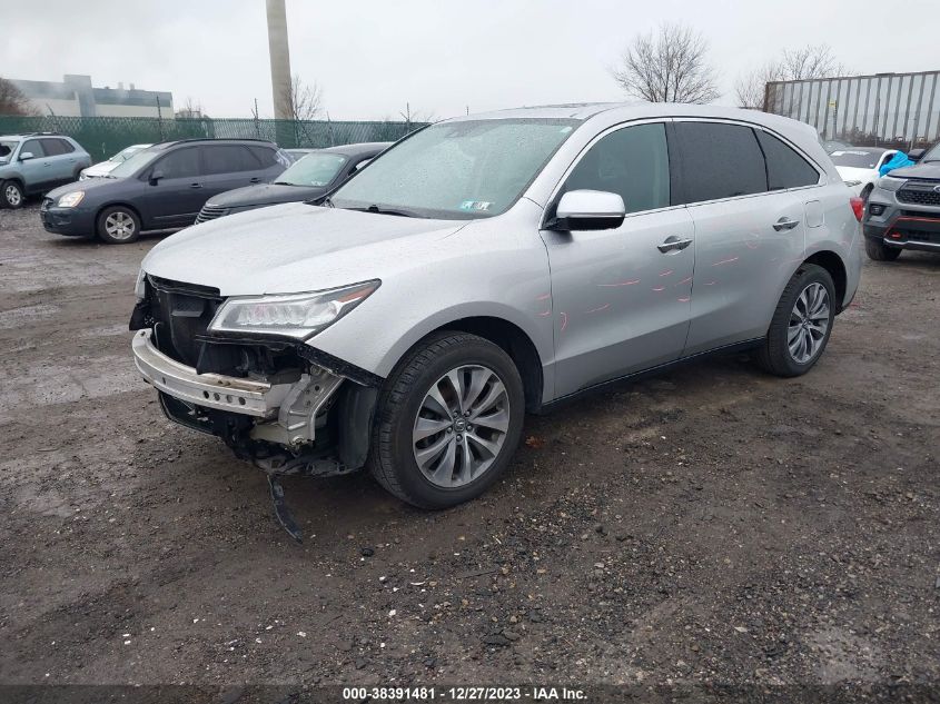 2014 ACURA MDX TECHNOLOGY - 5FRYD4H44EB037369