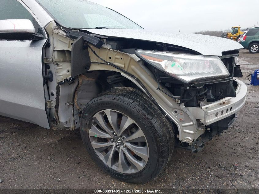 2014 ACURA MDX TECHNOLOGY - 5FRYD4H44EB037369