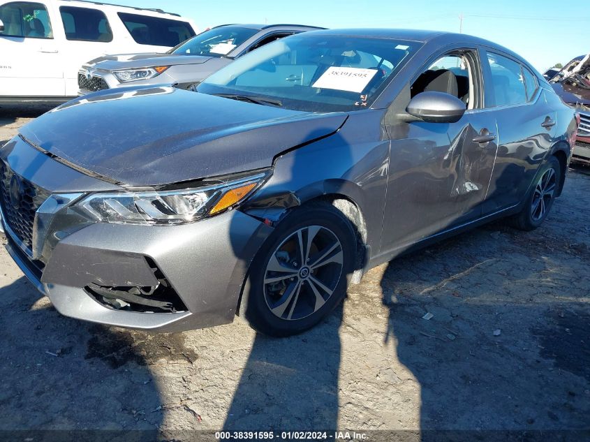 2022 NISSAN SENTRA SV - 3N1AB8CV2NY246472