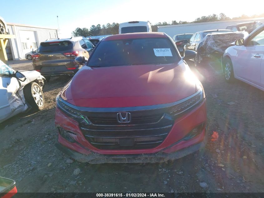 2022 HONDA ACCORD SPORT - 1HGCV1F3XNA015808