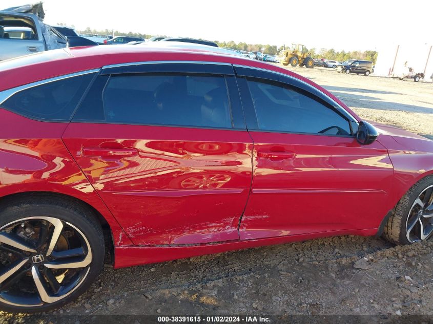 2022 HONDA ACCORD SPORT - 1HGCV1F3XNA015808