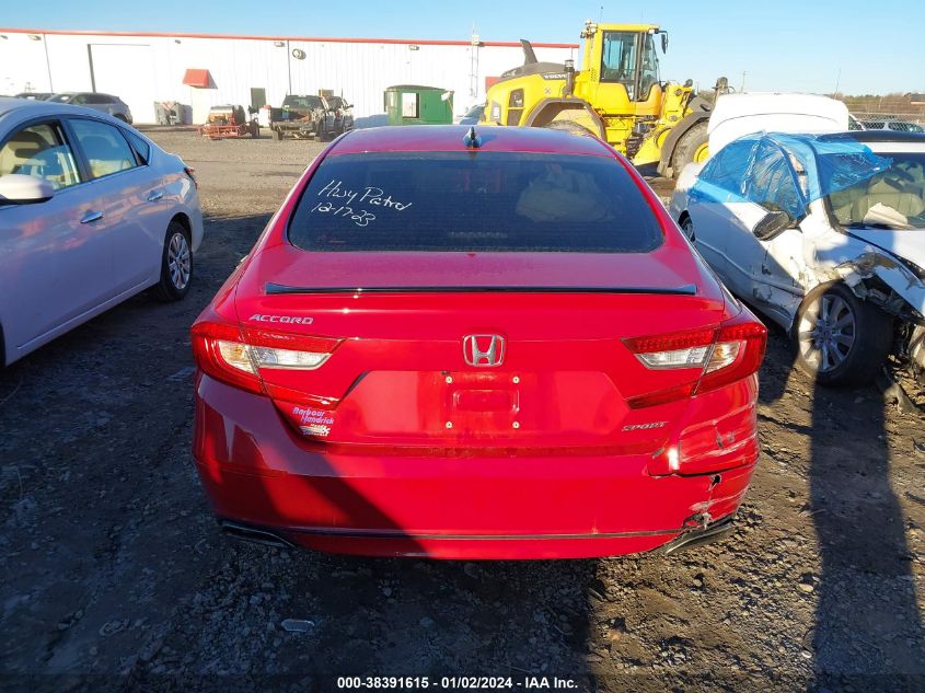 2022 HONDA ACCORD SPORT - 1HGCV1F3XNA015808