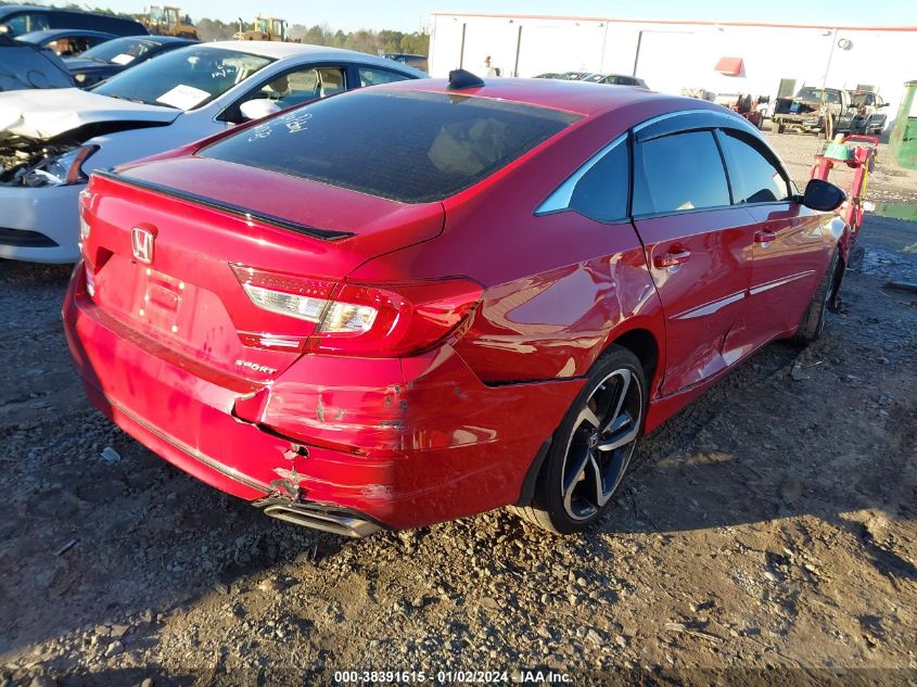 2022 HONDA ACCORD SPORT - 1HGCV1F3XNA015808