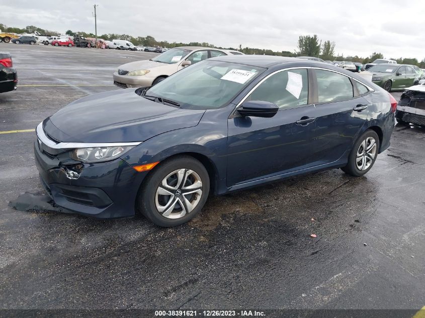 2018 HONDA CIVIC LX - 19XFC2F56JE044299