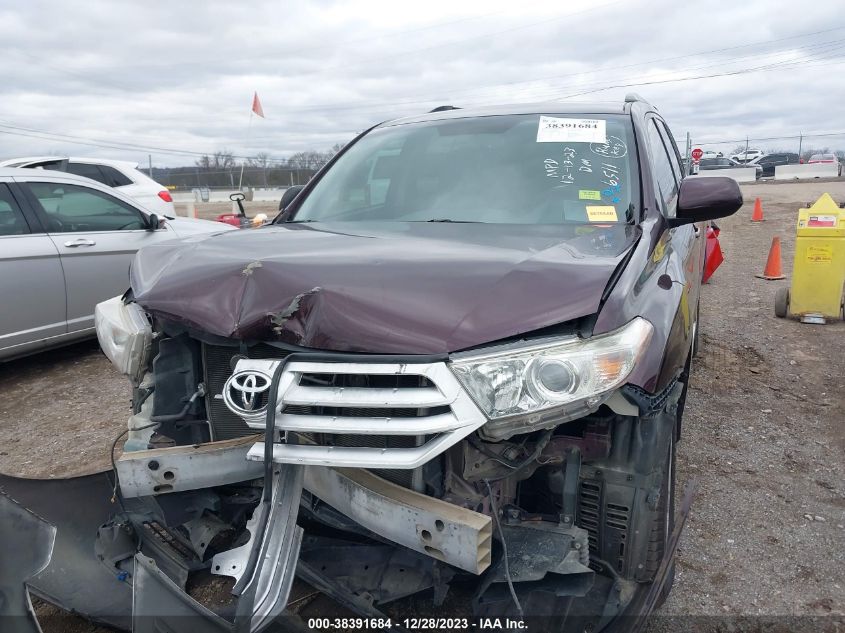 2013 TOYOTA HIGHLANDER SE V6 - 5TDBK3EH6DS246511