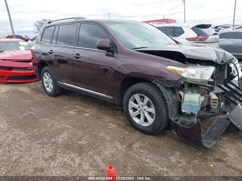 2013 TOYOTA HIGHLANDER SE V6 - 5TDBK3EH6DS246511