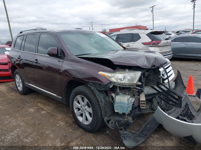 2013 TOYOTA HIGHLANDER SE V6 - 5TDBK3EH6DS246511